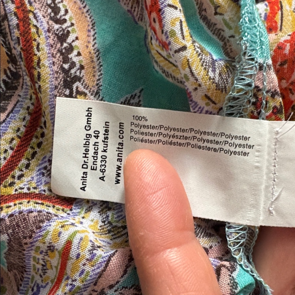 Rosa Faia Multicolor Paisley cover up - Picture 5 of 5